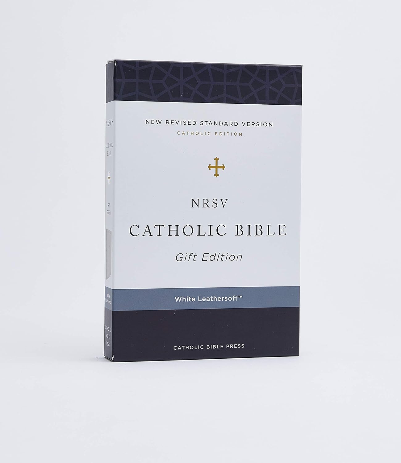 NRSV Catholic Edition Gift Bible, White Leathersoft (Comfort Print, Holy Bible, Complete Catholic Bible, NRSV CE)