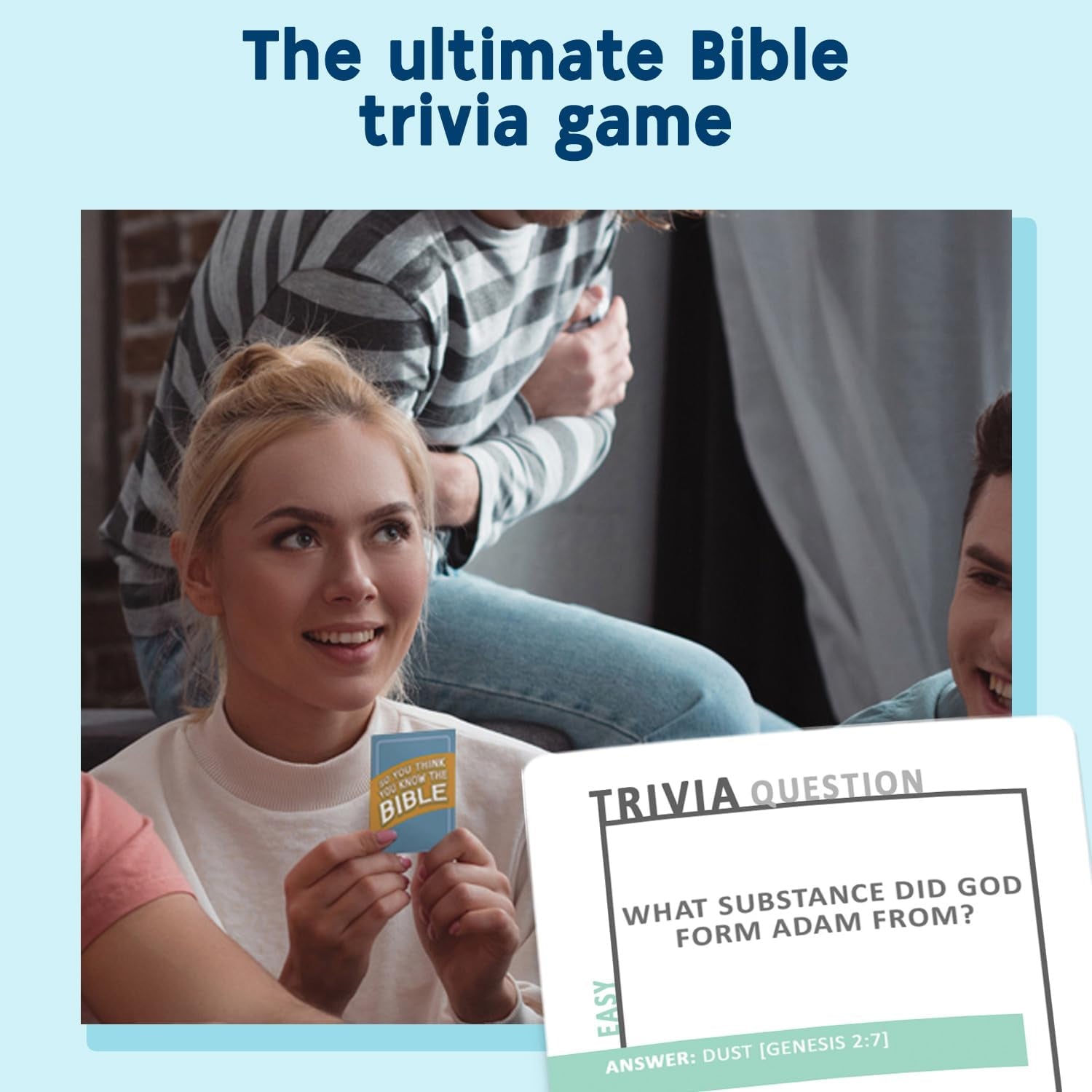 Fun Trivia Game for Families, Fellowships and Bible Study - Great Christian Gift